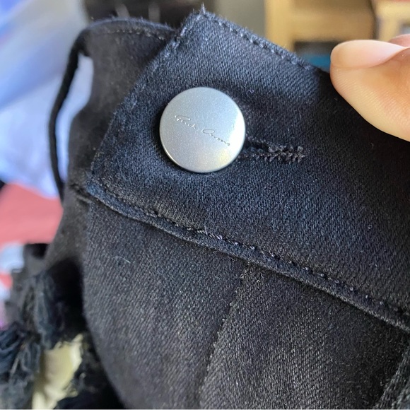 NWOT Rick Owens Black White Distressed Jeans Gethsemane F/W 21 - Picture 10 of 13